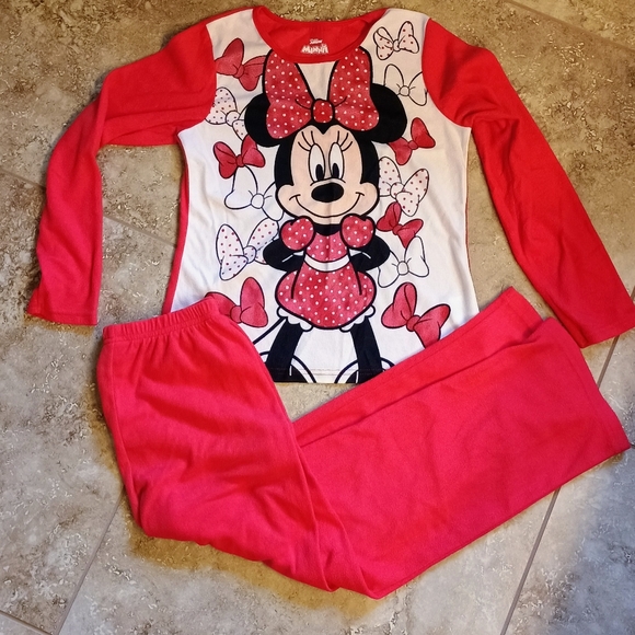 Girl's Pajama Sets And Pants Bundle - Size 10/12 - Minnie Mouse, Cupcakes - Picture 2 of 11